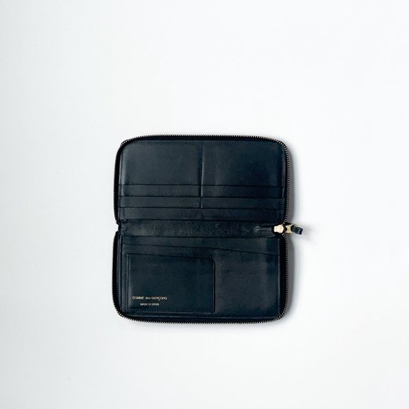 Comme des Garcons Brown Fabric  Green Tartan Wallet - Picture 4 of 4